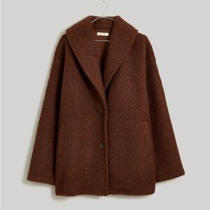 Madewell Chocolate Teddy Jacket